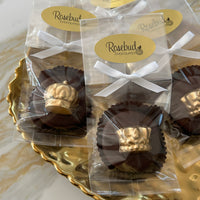 12 GOLD CROWN Chocolate Covered Oreo Cookie Candy Party Favors
