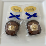 12 GOLD CROWN Chocolate Covered Oreo Cookie Candy Party Favors