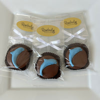 12 DOLPHIN Chocolate Covered Oreo Cookie Candy Party Favors