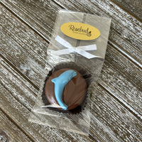 12 DOLPHIN Chocolate Covered Oreo Cookie Candy Party Favors