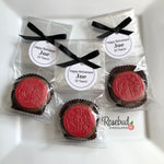 12 FIRE DEPT Chocolate Covered Oreo Cookie Party Favors Personalized Tags