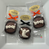GHOST & BOO Set of 12 Chocolate Oreo Cookie Favors