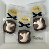 GHOST & BOO Set of 12 Chocolate Oreo Cookie Favors