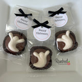 GHOST & BOO Set of 12 Chocolate Oreo Cookie Favors