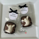 GHOST & BOO Set of 12 Chocolate Oreo Cookie Favors