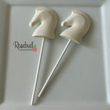 HORSE Set of 12 Chocolate Lollipops Party Favors