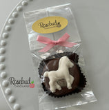 12 HORSE Chocolate Covered Oreo Cookie Candy Party Favors Body