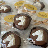 12 HORSE Chocolate Covered Oreo Cookie Candy Party Favors