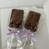 12 Kneeling PRAYING GIRL Chocolate Lollipop Religious Candy Party Favors