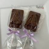 12 Kneeling PRAYING GIRL Chocolate Lollipop Religious Candy Party Favors
