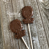 12 LION Chocolate Lollipop Candy Party Favors