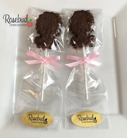 12 LION Chocolate Lollipop Candy Party Favors