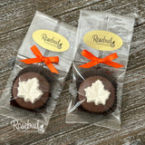 MAPLE LEAF Set of 12 Chocolate Oreo Cookie Party Favors
