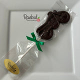 MOTORCYCLE Set of 12 Chocolate Lollipops Party Favors