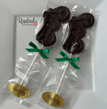 MOTORCYCLE Set of 12 Chocolate Lollipops Party Favors