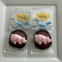 12 PIG Chocolate Covered Oreo Cookie Candy Party Favors