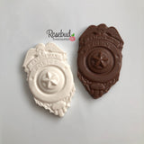 POLICE Badge Set of 12 Chocolate "Patrolman" Party Favors