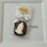 12 PRAYING HANDS Chocolate Covered Oreo Cookie Religious Favors
