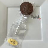 12 PRAYING HANDS Round Chocolate Lollipops Religious Candy Party Favors