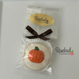 PUMPKIN Set of 12 Chocolate Oreo Cookie Party Favors