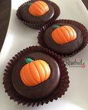 PUMPKIN Set of 12 Chocolate Oreo Cookie Party Favors
