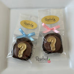 12 QUESTION MARK Chocolate Oreo Cookie Baby Shower Favors