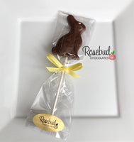12 RABBIT Chocolate Lollipops Candy Easter Bunny Spring Party Favors