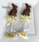 12 RABBIT Chocolate Lollipops Candy Easter Bunny Spring Party Favors