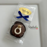 RING Set of 12 Chocolate Oreo Cookie Favors Diamond Engagement Wedding