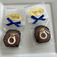 12 DIAMOND RING Chocolate Covered Oreo Cookie Wedding Bridal Shower Party Favors