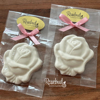 12 ROSE Bloom Chocolate Flowers Wedding Birthday Candy Party Favors