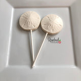 SAND DOLLAR Set of 12 Chocolate Party Favors