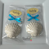 SEASHELL Set of 12 Chocolate Candy Party Favors