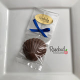 SEASHELL Set of 12 Chocolate Candy Party Favors