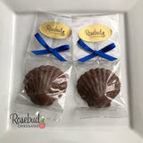 SEASHELL Set of 12 Chocolate Candy Party Favors