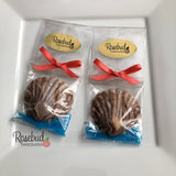 SEASHELL Set of 12 Chocolate Candy Party Favors