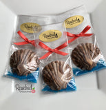 SEASHELL Set of 12 Chocolate Candy Party Favors