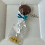 SEASHELL Set of 12 Chocolate Lollipop Favors