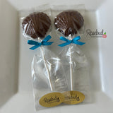 SEASHELL Set of 12 Chocolate Lollipop Favors