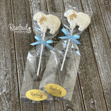 12 SHEEP Large Chocolate Lollipops Candy Animal Party Favors