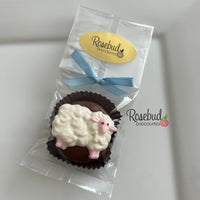 12 SHEEP Chocolate Covered Oreo Cookie Birthday Party Favors