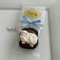 12 SHEEP Chocolate Covered Oreo Cookie Birthday Party Favors
