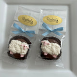 12 SHEEP Chocolate Covered Oreo Cookie Birthday Party Favors