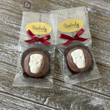 SKULL Set of 12 Chocolate Oreo Cookie Party Favors