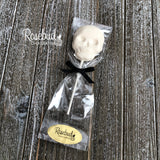 12 SKELETON Face Chocolate Lollipops Halloween Candy Party Favors