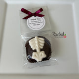 SPINE Set of 12 Chocolate Oreo Cookie Party Favors Custom Tags