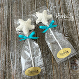 12 STARFISH Chocolate Lollipops Candy Party Favors Nautical Beach Theme