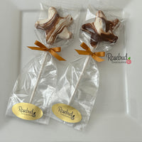 12 STARFISH Chocolate Lollipops Candy Party Favors Nautical Beach Theme
