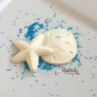 12 STARFISH & SAND DOLLAR Chocolate Candy Party Favors Nautical Beach Theme