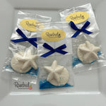 12 STARFISH & SAND DOLLAR Chocolate Candy Party Favors Nautical Beach Theme